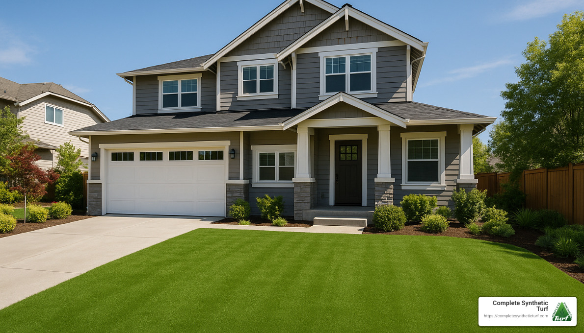 Artificial turf for homes