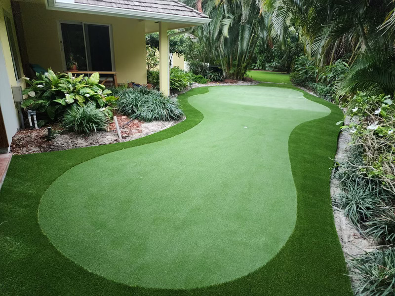 Backyard putting greens